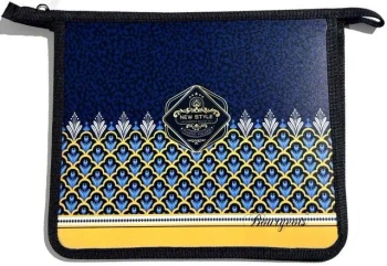 Teczka-torba A5+ zapinana na zamek Wzory - Fresh