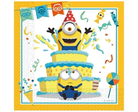 Serwetki Minions: The Rise of Gru 33x33cm 20szt - Godan