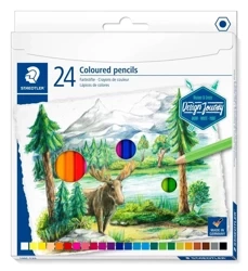 Kredki sześciokątne Design Journey 24 kolory Staedtler