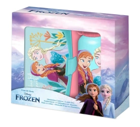 Zestaw Bidon aluminiowy + śniadaniówka Frozen FR50009 - Kids Euroswan
