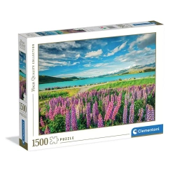 Puzzle 1500 HQ Lupins At Lake Tekapo - Clementoni