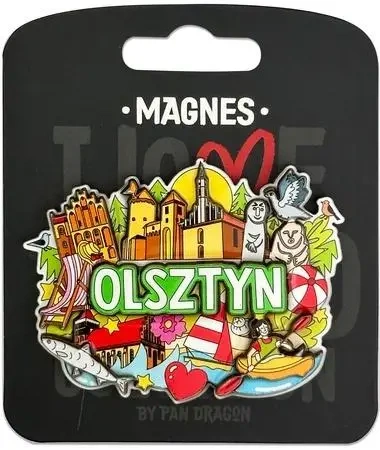Magnes I love Poland Olsztyn ILP-MAG-C-MAZ-50 - Pan Dragon