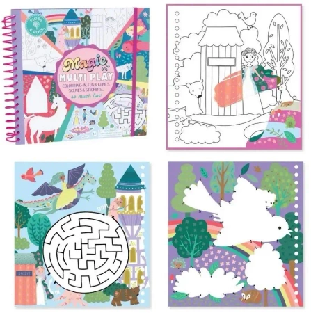 Kolorowanka Wodna z zadaniami Bajkowy Świat - Floss & Rock