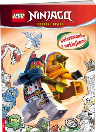 Lego Ninjago Kolorowanka z naklejkami - praca zbiorowa