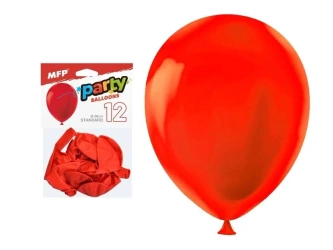 Balon dmuchany czerwony 26cm 12szt - MFP