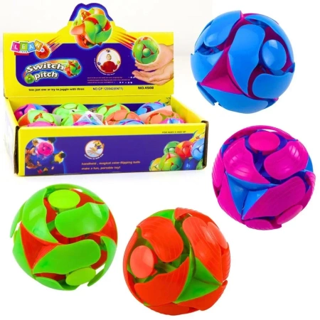 Piłka zmieniająca kolor 6cm MIX - Leantoys