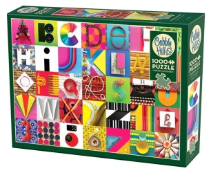 Puzzle 1000 Litery i cyfry G3 - Cobble Hill