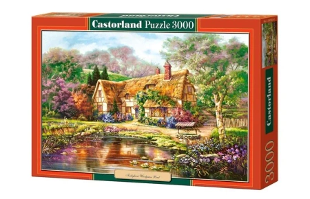 Puzzle 3000 Twilight at Woodgreen Pond CASTOR - Castorland