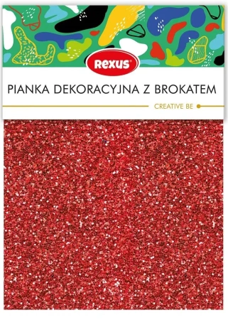 Pianka dekoracyjna A4 5 kolorów brokat - Beniamin