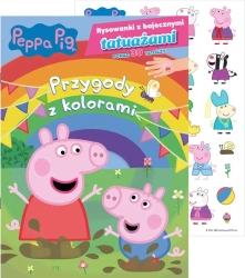 Peppa Pig. Rysowanki z bajecznymi tatuażami cz.1 - praca zbiorowa