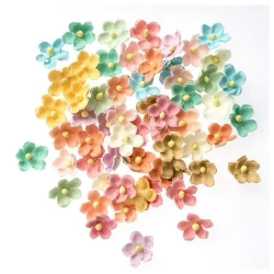 Kwiaty papierowe 2cm 60szt - Dalprint dpCraft