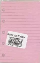 Wkład do organizera M Linia czerwona ANTRA