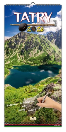 Kalendarz 2026 paskowy szeroki tatry - Pan Kalendarzyk