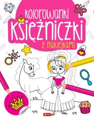 Księżniczki. Kolorowanka z naklejkami - praca zbiorowa