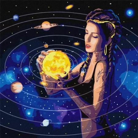 Malowanie po numerach - Podbijając.. 50x50cm - Ideyka