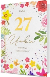 Karnet B6 Urodziny (wymienne cyfry) - Pan Dragon