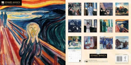 Kalendarz 2026 ścienny kwadrat Edvard Munch - Flame Tree