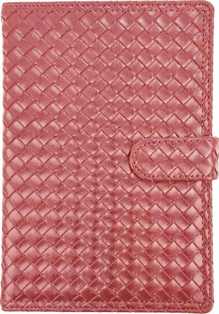 Kalendarz 2026 A5 dzienny z zapięciem jumper amarantowy - Panta Plast kalendarze