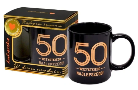 Kubek Premium Urodziny 50 - Kukartka