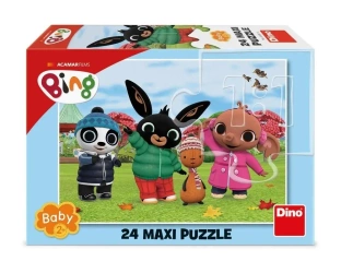 Puzzle baby 24 Królik Bing jesienną porą - Dino Toys