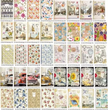 Notatnik ozdobny 145x197 64 stron kratka Usztywnia - Fresh