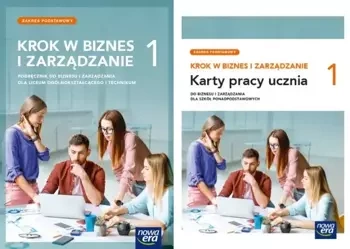 Krok w biznes i zarządzanie 1 Podr.+Karty pracy ZP - Zbigniew Makieła, Tomasz Rachwał