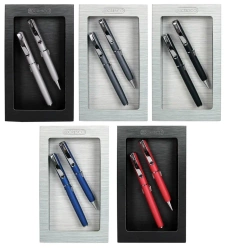 Pióro + długopis Aston w etui mix dla Nauczyciela - Cresco