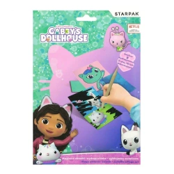 Wydrapywanka z wyklejanką metaliczną - STARPAK