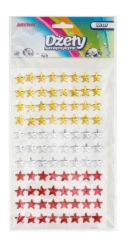 Dżety samoprzylepne gwiazdki 88szt - Brewis