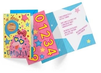 Karnet B6 Urodziny - Kukartka