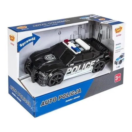 Auto policja światło i dźwięk - Smily Play