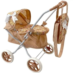 Wózek dla lalek głęboki z torbą - MarioToys