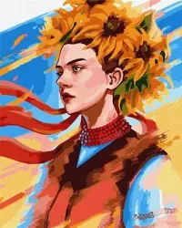 Malowanie po numerach - Niepokonane piękno 40x50 - Ideyka