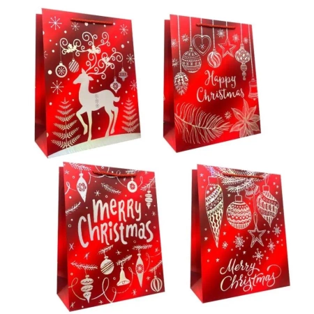 Torebka prezentowa S Boże Narodzenie mix - Ju-Piter