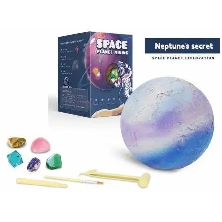 Zestaw wykopaliska mineraly Neptun - Madej
