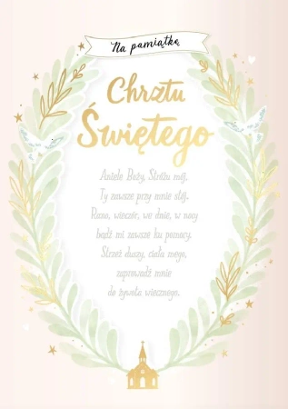 Karnet Chrzest - Kukartka