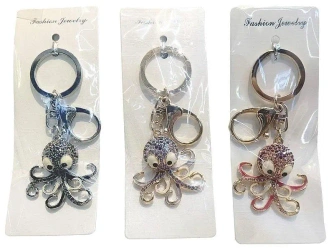 Brelok Ośmiornica metalowa MIX - ADAR