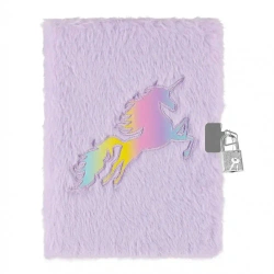 Pamiętnik Pluszowy Zamykany A5/80k Unicorn Starpak 564629