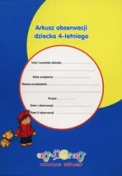 Arkusz obserwacji dziecka 4-letniego - Maria Sztranowicz