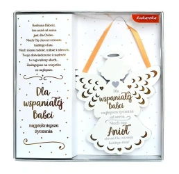 Zawieszka Dla wspaniałej babci - Kukartka