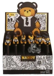 Długopis żelowy Bear 0,5mm nieb (36szt) - Cresco
