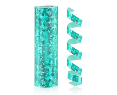 Serpentyna holograficzna turkusowa 4m - Godan
