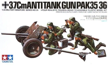 German 37 mm Anti-tank Gun - Tamiya