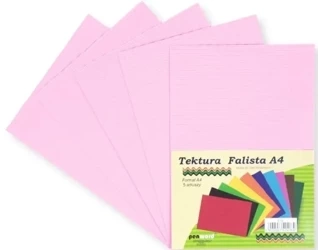 Tektura A4 falista lila 5szt - Penword