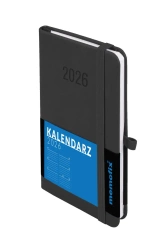 Kalendarz 2026 B6 Memofix TDW czarny - -