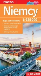 Mapa samochodowa - Niemcy 1:925 000 lam - praca zbiorowa