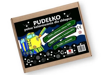 Pudełko pełne kolorowania dla chłopca - Agnieszka Wileńska