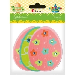 Naklejki filcowe pisanki 3szt. - Titanum