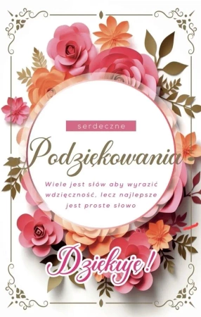 Karnet Podziękowania - YEKU