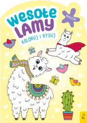 Koloruj i rysuj. Wesołe lamy - Opracowanie zbiorowe